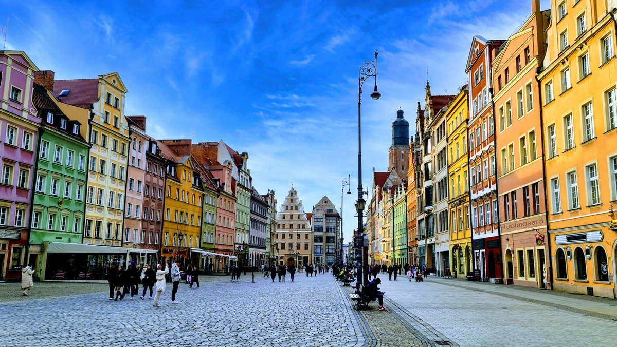 Wroclaw Rynek, Polen