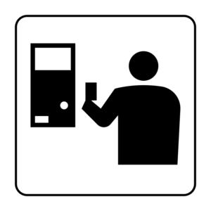 Fare adjustment sign icon